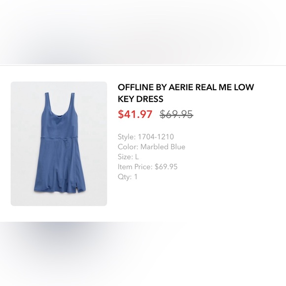 aerie Dresses & Skirts - NWOT AE dress with built in shorts